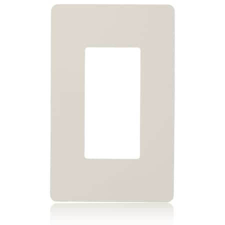 Faith 1-Gang Decorator Screwless Wall Plate Child Safe Outlet Covers, USB Receptacle, Light Almond SWP1-LA-01